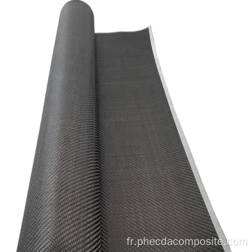 Rouleau de tissu en fibre de carbone à serre pour décoration automobile